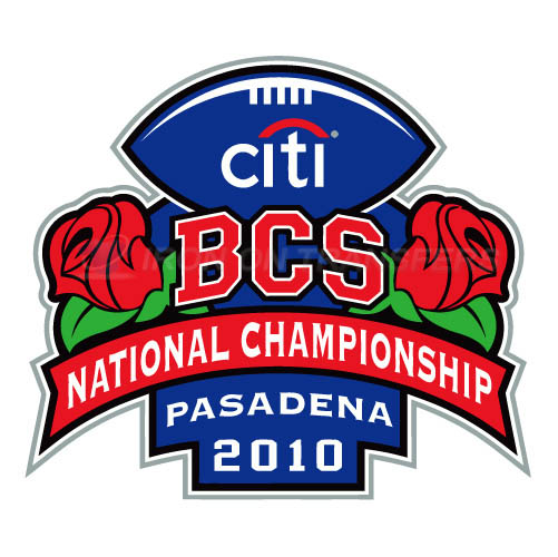 BCS Championship Game Primary Logos 2010 Iron-on Transfers (Heat Transfers) N3247